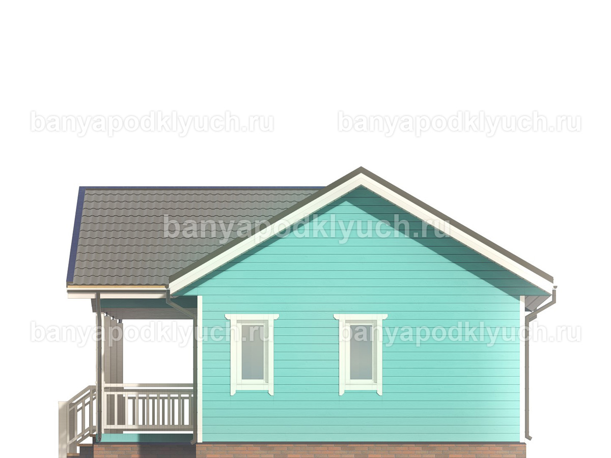 Каркасная баня 9x8 м Каркасная баня 9x8 м